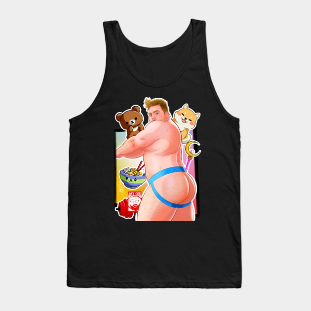 Bara bear Tank Top by JayGeeArt